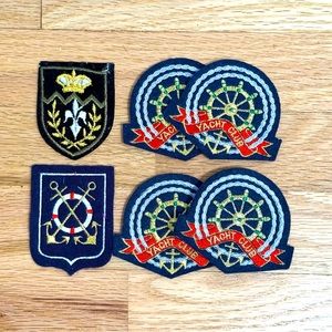 Nautical patches lot of 6